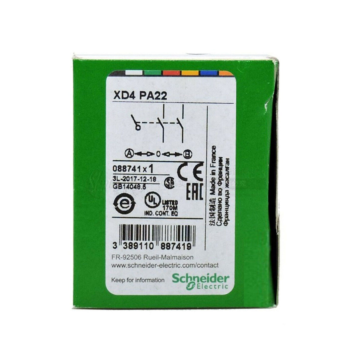 SCHNEIDER XD4PA22 Joystick Controller - SCHNEIDER