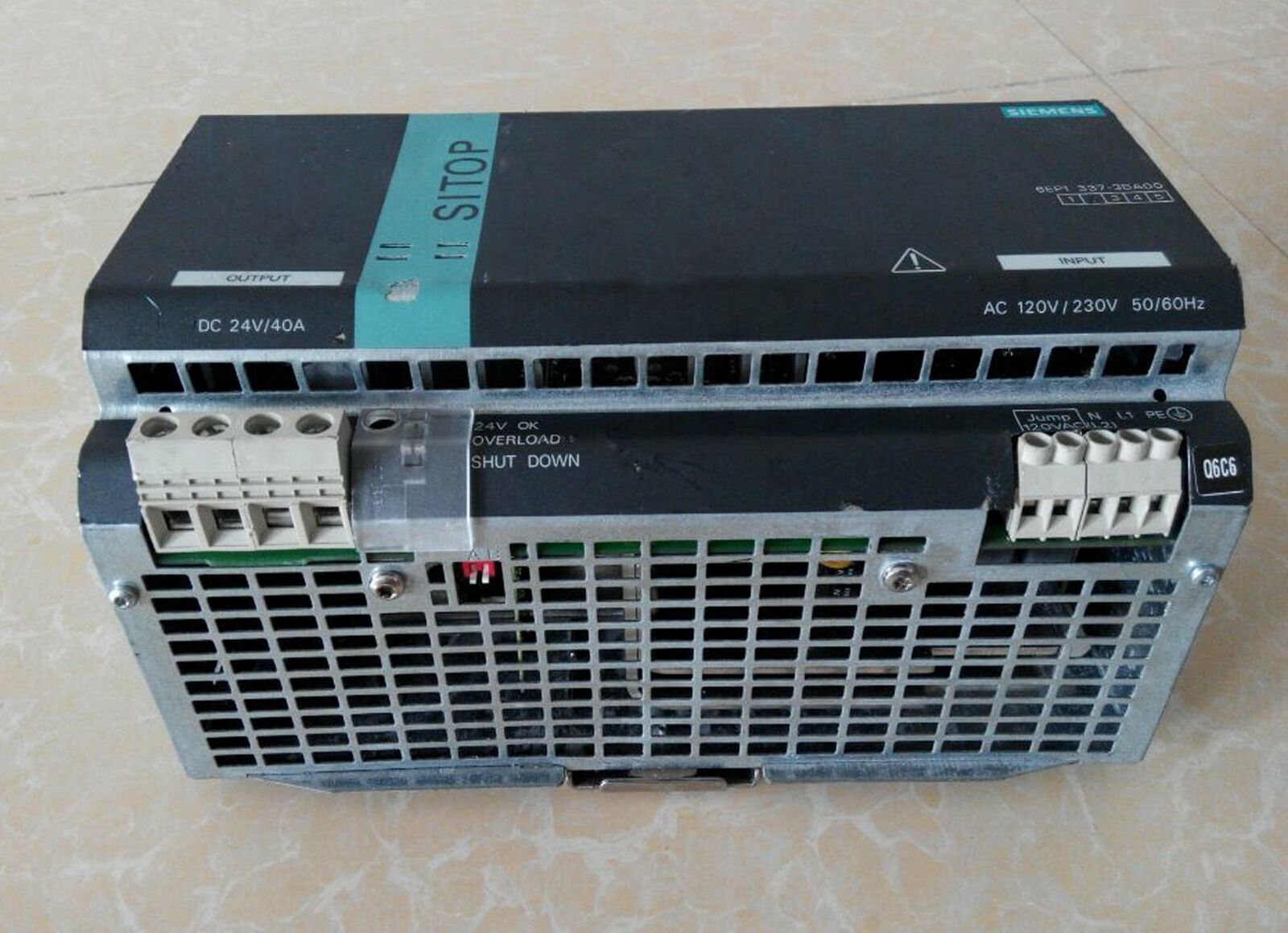 used ONE  Siemens 6EP1337-3BA00 Power Supply 6EP13373BA00 Tested Good