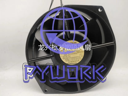 1PCS IKURA Fan US7556M-TP-OT1-C10 AC 220V 150mm metal fan 2 wire Cooling fan