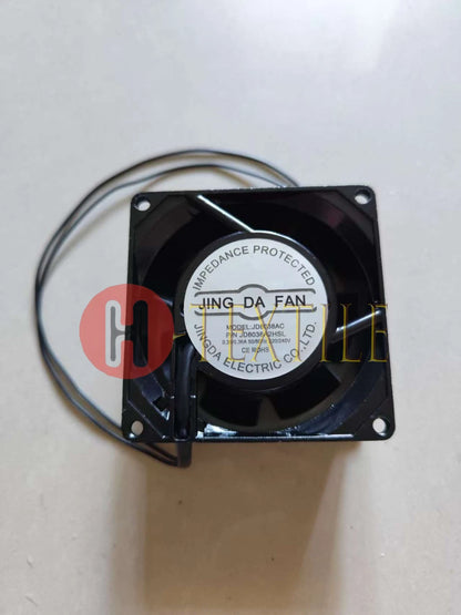 1 PCS JING DA FAN JD8038AC P/N JD8038A2HsL AC220V 8038 8CM 2 wire cooling fan
