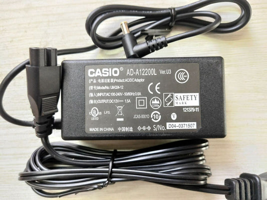 AC Adapter for Casio AD-A12150LW Digital Piano Keyboard Power Supply Charger