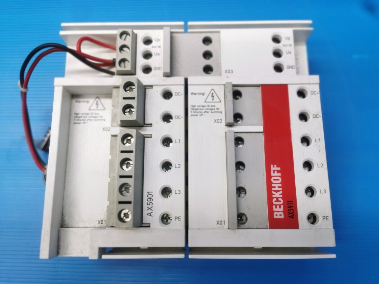 BECKHOFF AX5911 Power Distribution Block Module AX5901 - BECKHOFF