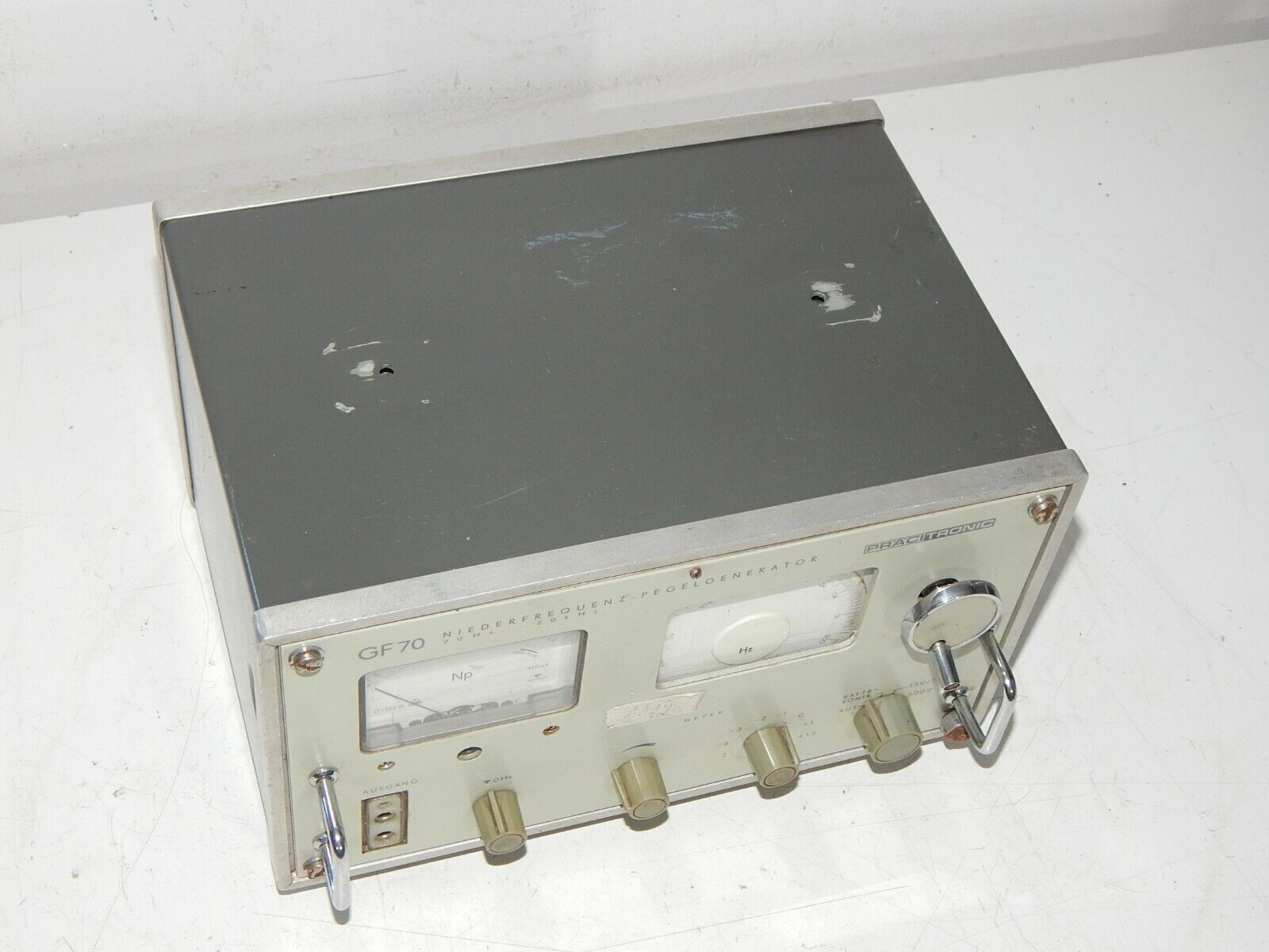PRÄCITRONIC Measuring Device GF 70 Low-Frequency Level Generator 20Hz-20kHz - PRÄCITRONIC