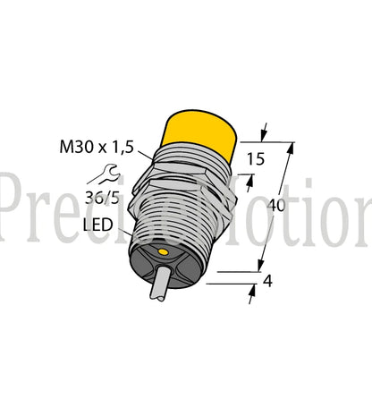 1PCS TURCK Ni15-G30-Y1X 40201 Inductive sensor ~