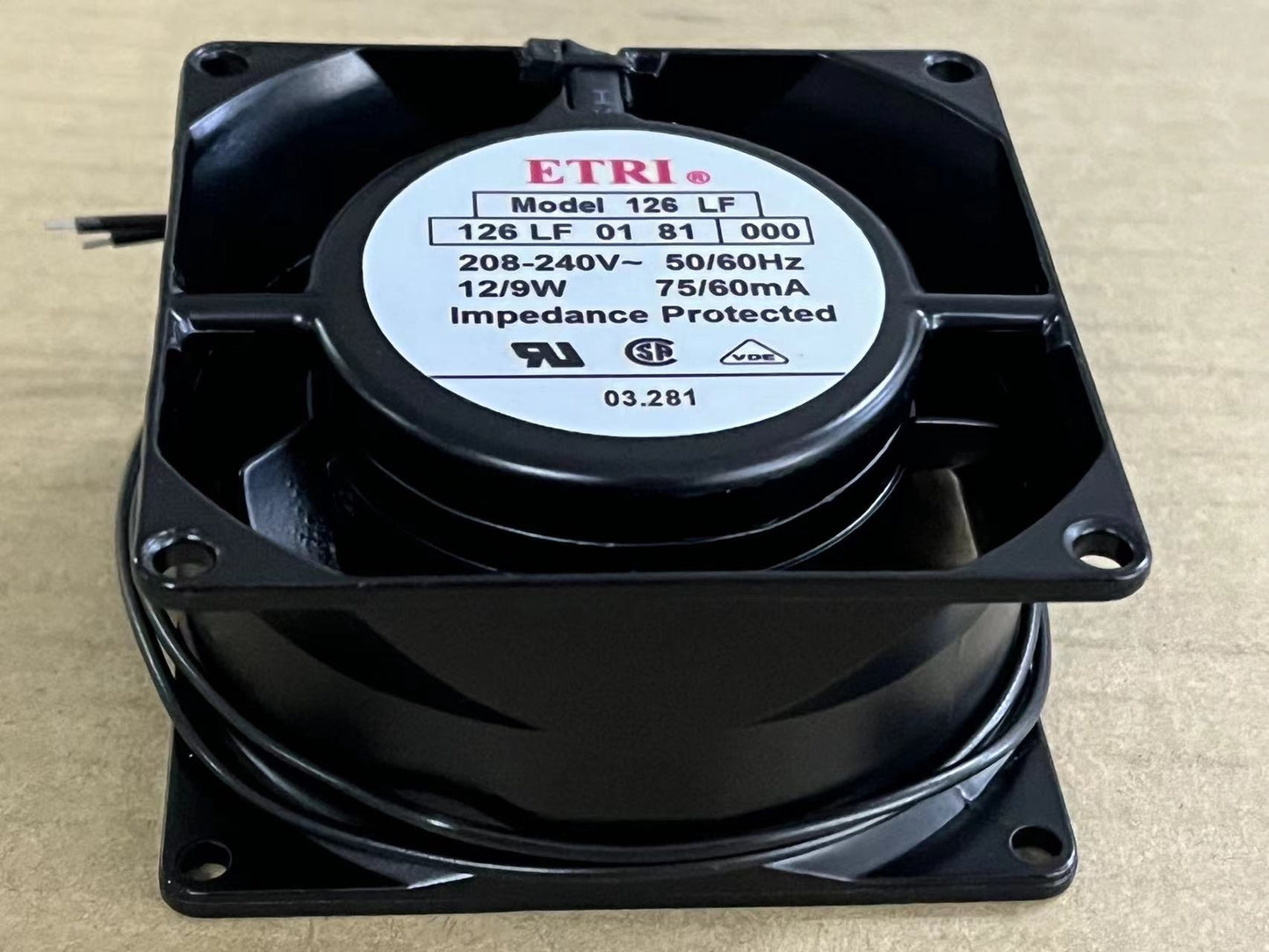 new 1pcs ETRI 126LF2181000 240V 12/9W 8CM 8038 High temperature resistant fan