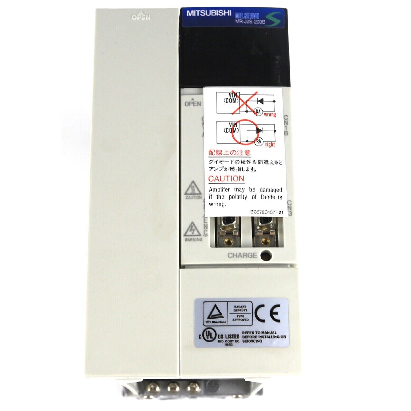MITSUBISHI MRJ200B AC Servo Drive Amplifier - MITSUBISHI