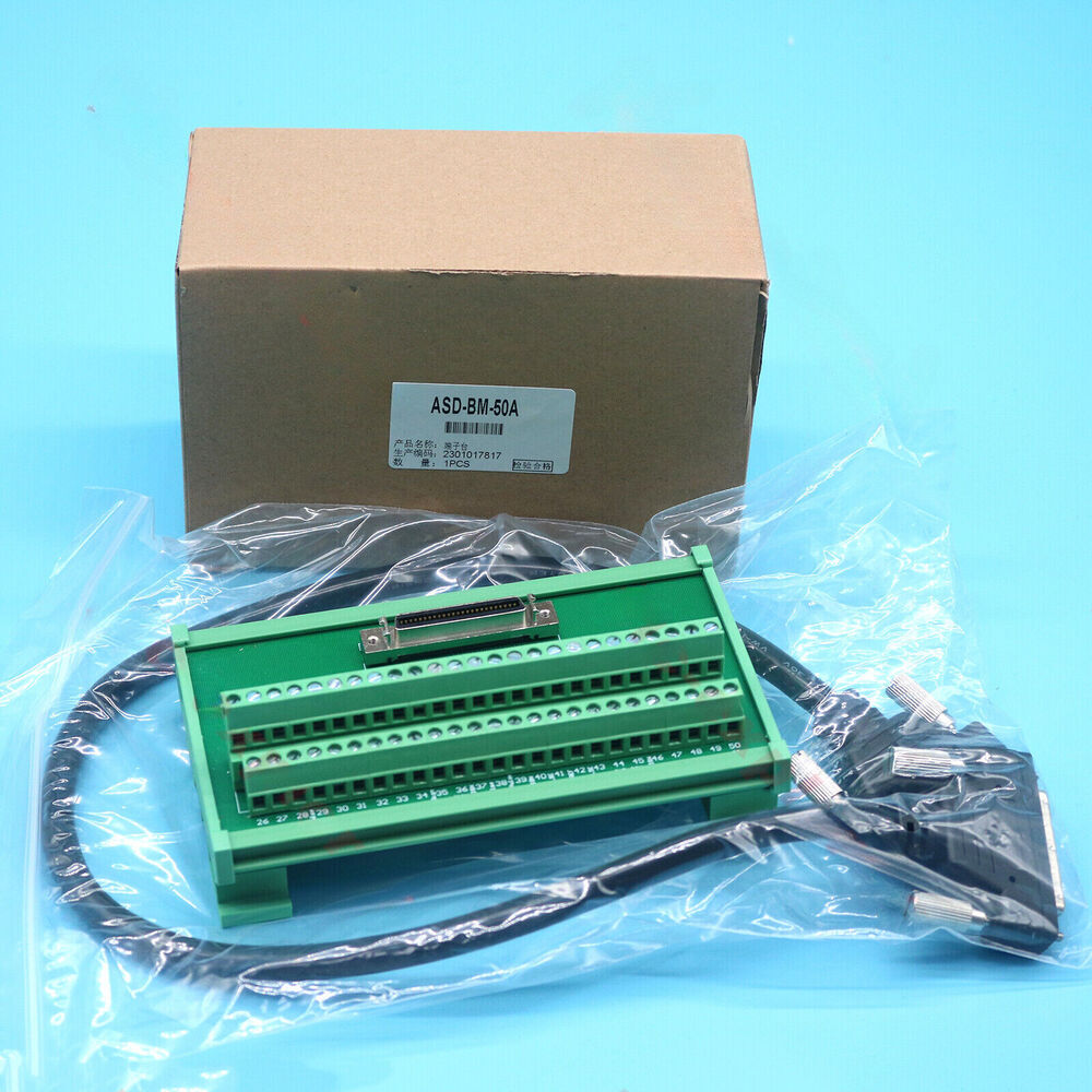 1PC ASDA-A2 series driver CN1 terminal block ASD-BM-50A with 0.5m cable