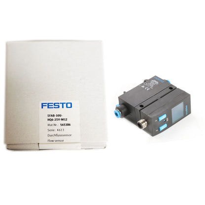 new 1 pcs Festo flow sensor SFAB-10U-HQ6-2SV-M12 565386 - FESTO