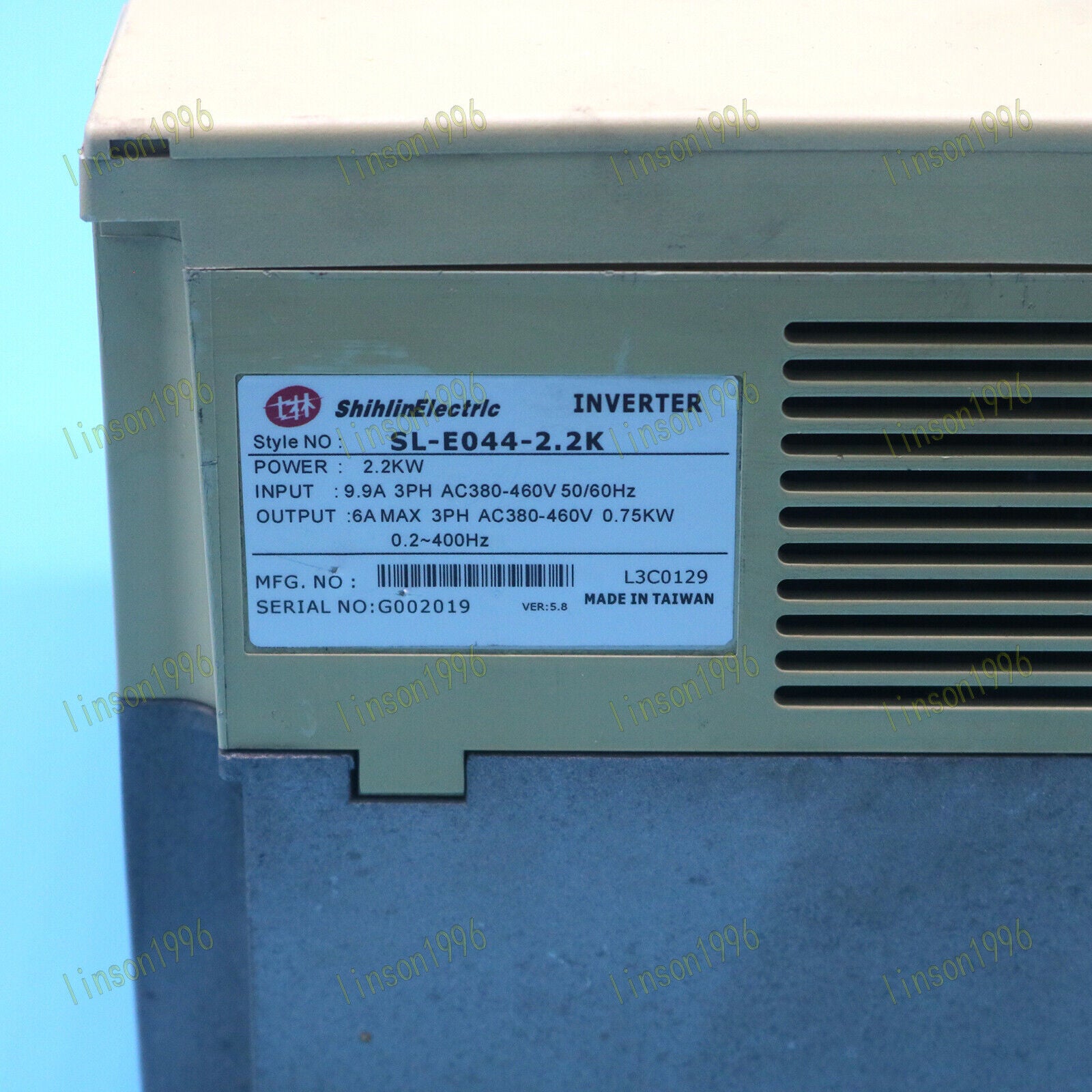 used 1PC  For Shihlin SL-E044-2.2K Inverter Tested In Good Shihlin