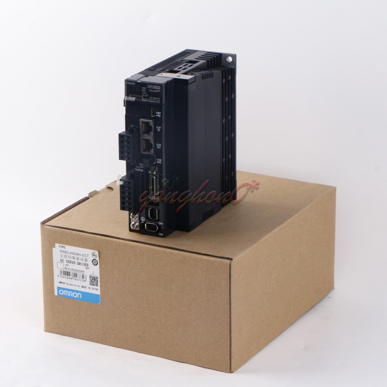 OMRON Servo Drive R88D-KN04H-ECT: 1Pc - OMRON