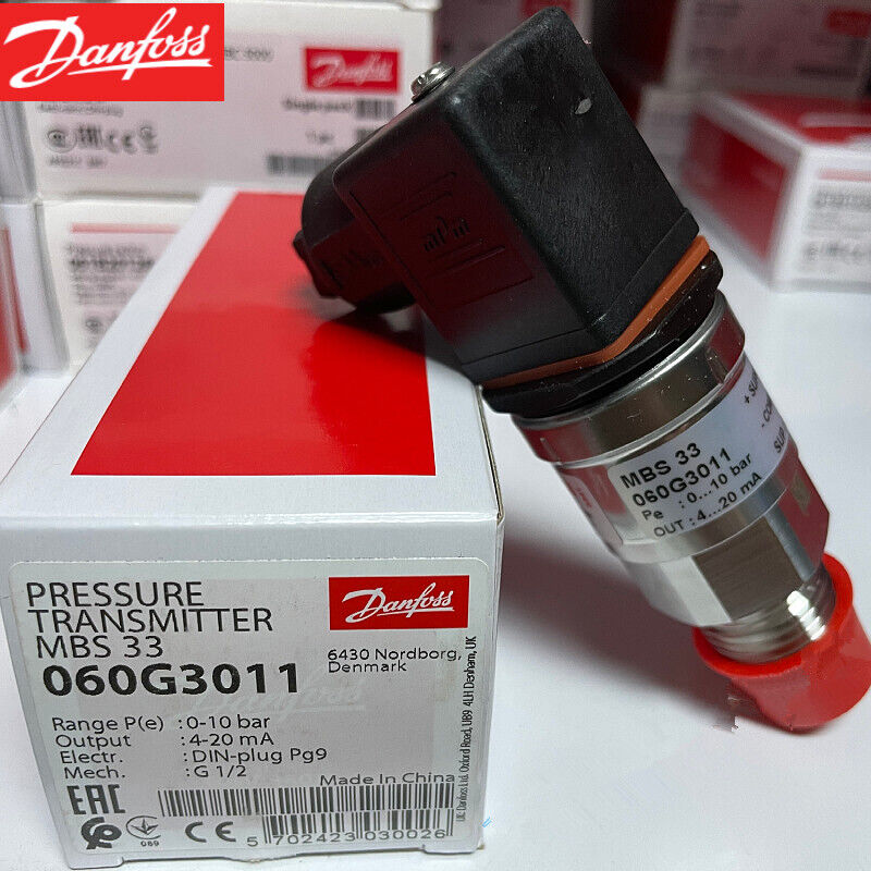 new 1pcs Danfoss MBS33 060G3011 0-10bar Pressure Transmitter Sensor - DANFOSS