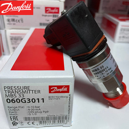 new 1pcs Danfoss MBS33 060G3011 0-10bar Pressure Transmitter Sensor - DANFOSS
