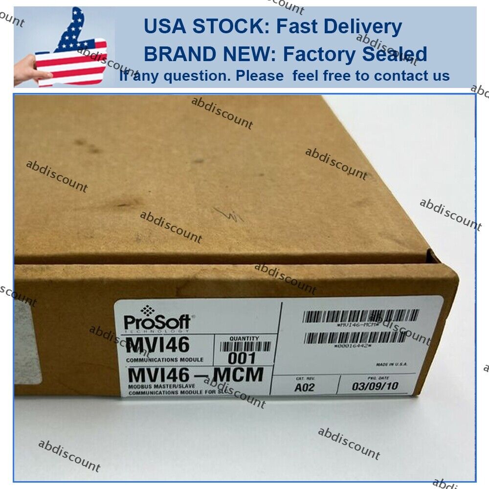 ProSoft MVI46 Modbus Master/Slave Communication 1PCS - PROSOFT TECHNOLOGY