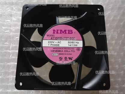 NMB 4715MS-22T-B50 220VAC 14/13W 120*120*38MM Aluminum Frame AC Cooling Fan