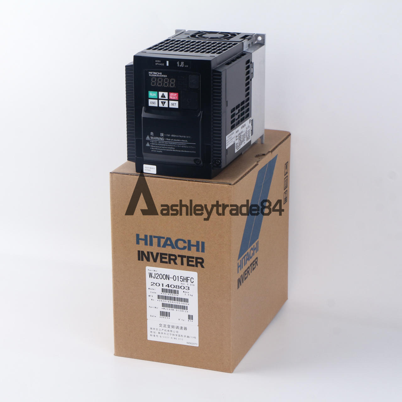 new 1PC  HITACHI Inverter WJ200N-015HFC 1.5KW