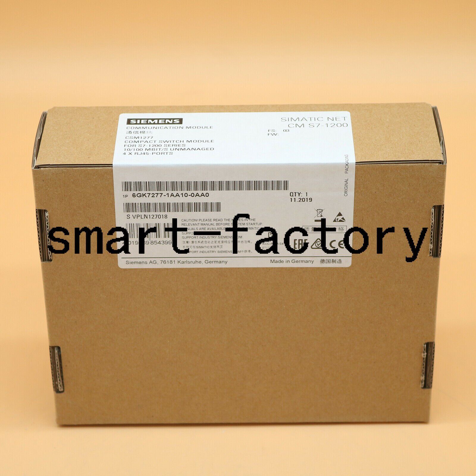 new 1PC  Siemens 6GK7277-1AA10-0AA0 6GK7 277-1AA10-0AA0 1 year Siemens