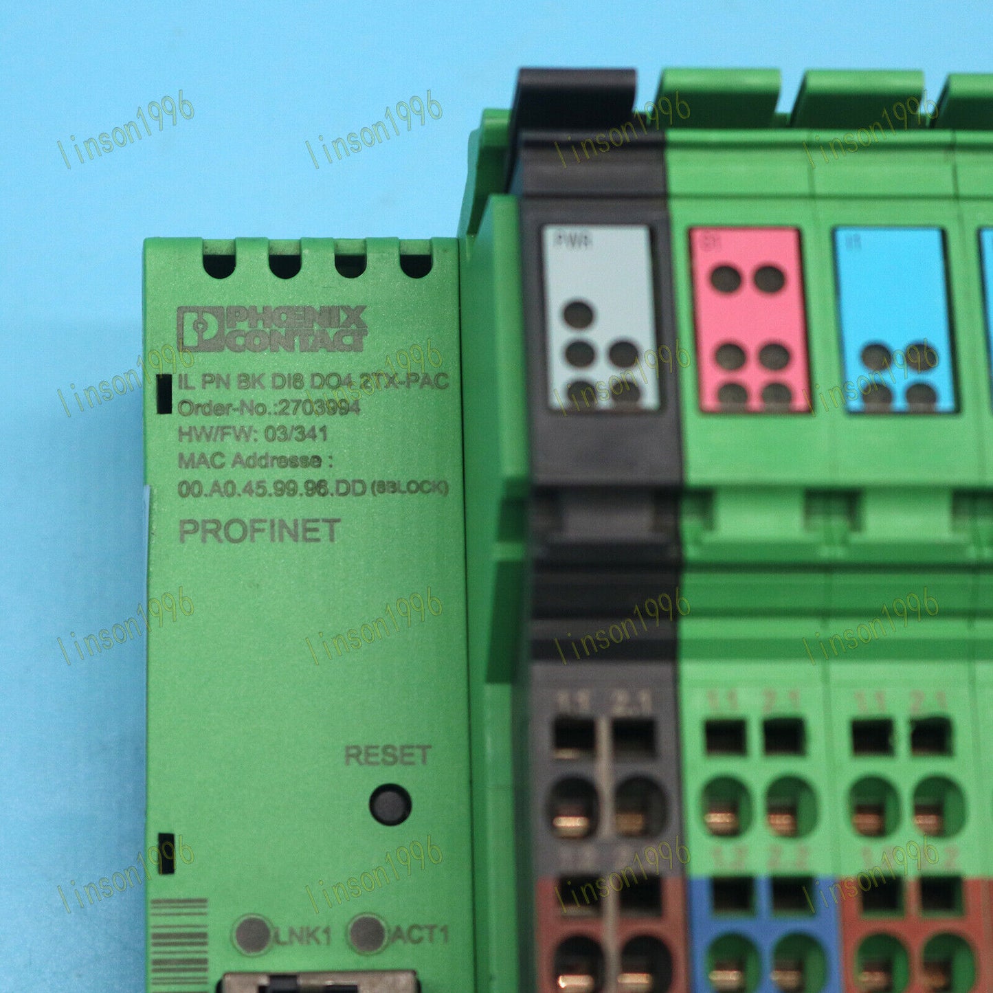 Used 1PC Phoenix IL PN BK DI8 DO4 2TX-PAC Fast Bus Coupler - PHOENIX