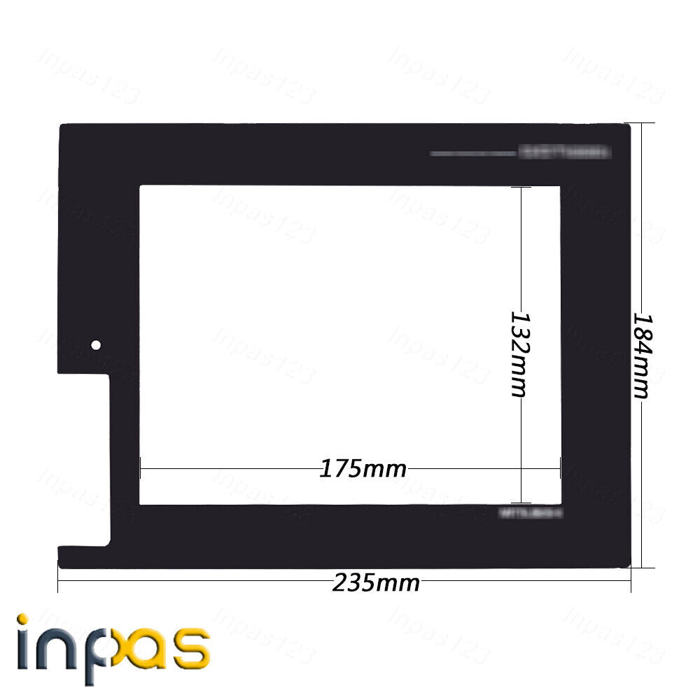 GT1665M-VTBA Touch Screen Panel with Glass and Protective Film - TECHPRO
