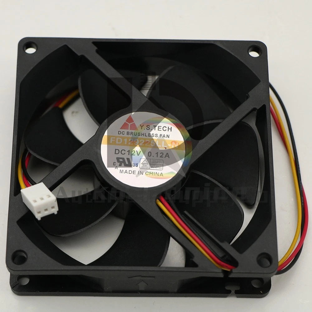 Y.STECH FD129225LL-N 9025 DC12V 0.12A 3-Pin Server Cooling Fan