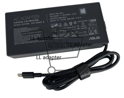 280W 20V 14A AC Adapter Charger For ASUS ROG Strix G16 G615LP-MS96 G615LM-MS74