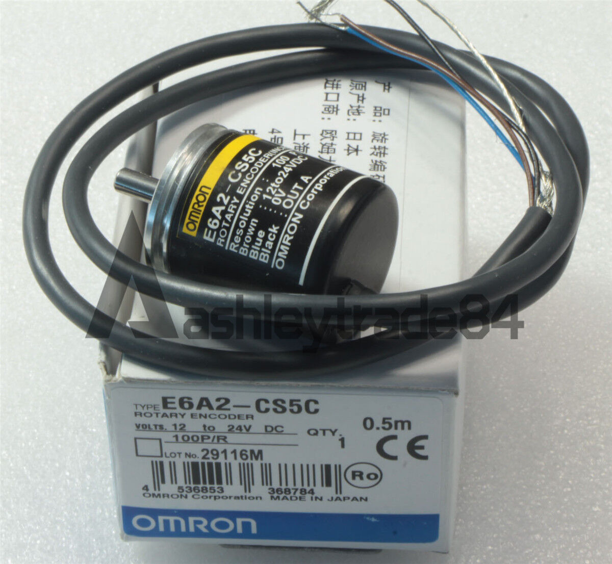 new 1PC OMRON Rotary Encoder E6A2-CS5C 100P/R E6A2CS5C