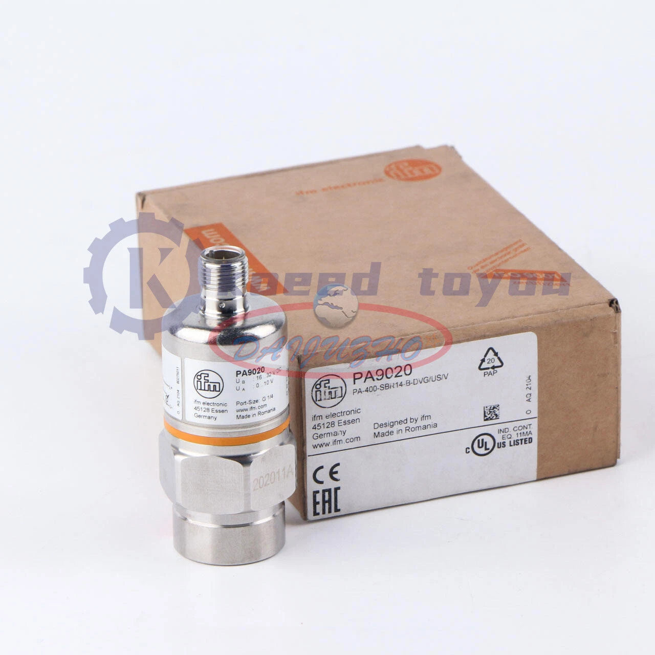 1Pcs IFM PA9020 Pressure Sensor