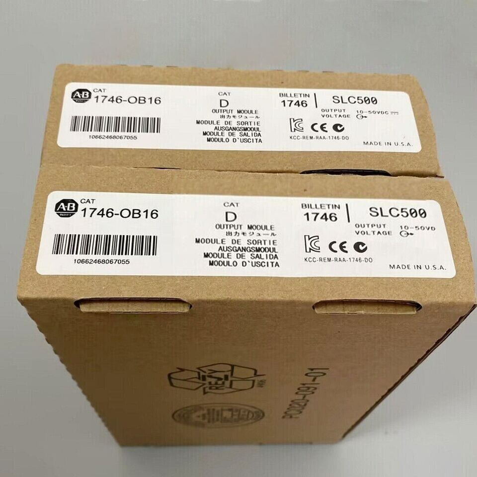 AB 1746-OB16 Factory Sealed DC Output Module SER D SLC 500 16 Point - FACTORY SEALED