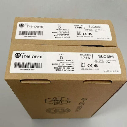 AB 1746-OB16 Factory Sealed DC Output Module SER D SLC 500 16 Point - FACTORY SEALED