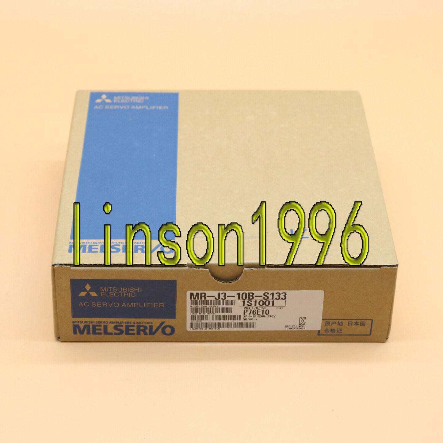 ONE Mitsubishi AC Servo MR-J3-10B-S133 CB Fast Ship - MITSUBISHI
