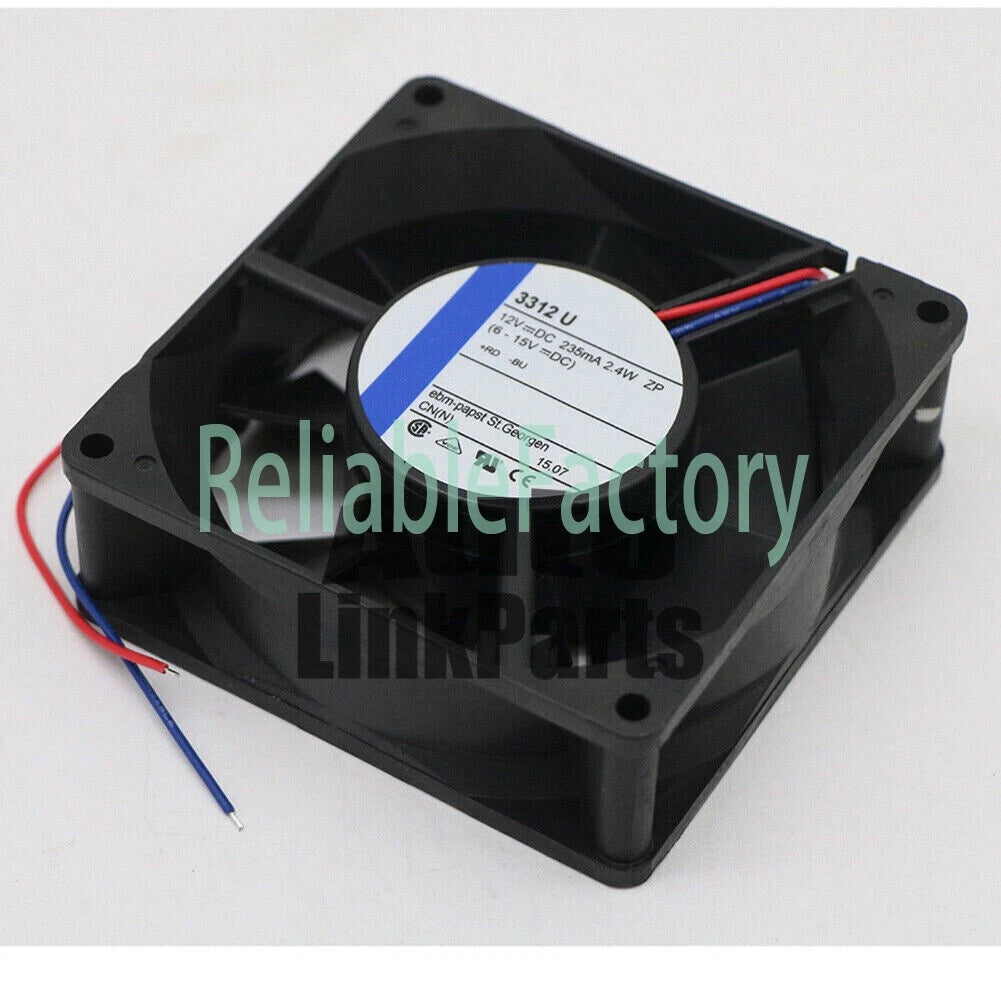 3312U Axial Fan DC12V 235mA 92*92*32mm IP68 2.4W Waterproof Cooling Fan