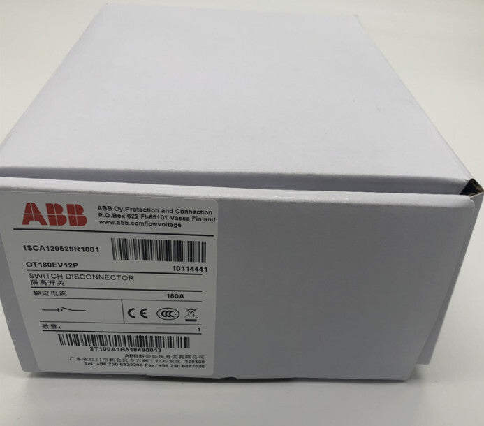 1PCS ABB OT160EV12P 1SCA120529R1001 SWITCH DISCONNECTOR 160A