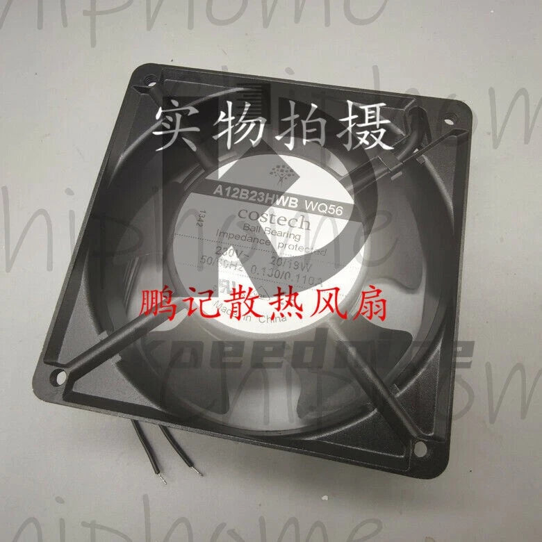 1PCS Costech A12B23HWB WQ56 AC230V 20 19W 12 cm 2-wire cooling fan