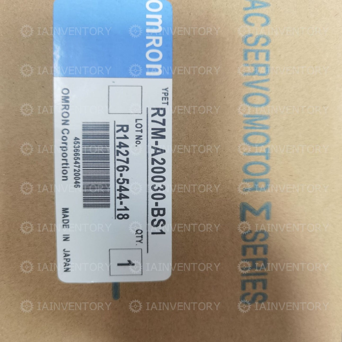 OMRON AC SERVO MOTOR R7M-A20030 - OMRON