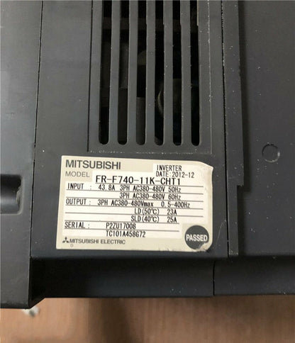 Used Mitsubishi Inverter FR-F740-11K-CHT1 Tested Good Condition - MITSUBISHI