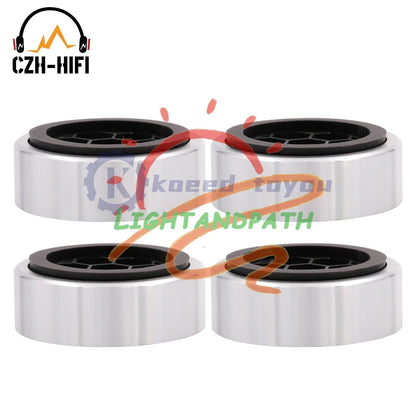 4pcs 61x23mm Isolation Feet Aluminum Plastic Pad For AMP Speaker Turntable DAC