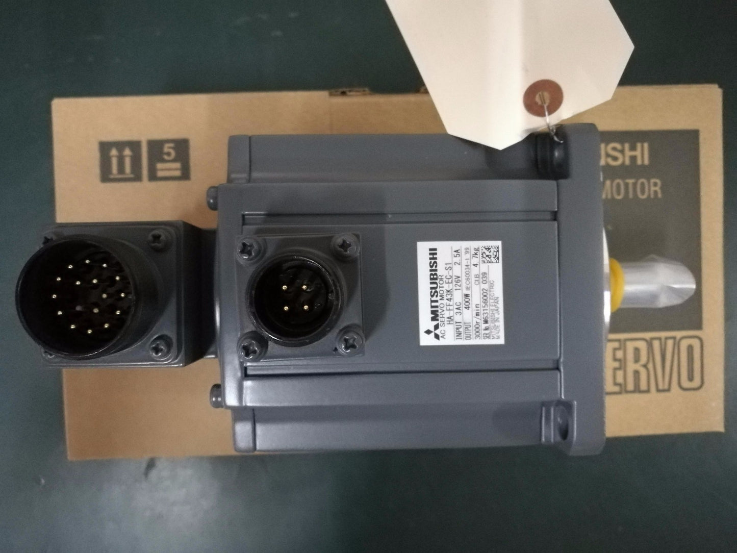 1PC MITSUBISHI AC SERVO MOTOR HA-FF43K-EC-S1 HAFF43KECS1
