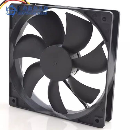 YDS Y12025S 12025 DC12V 0.14A 12CM 3-Wire Mute Cooling Fan