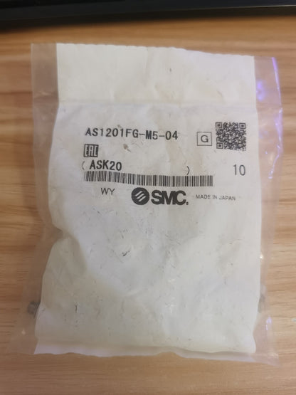 1Bag/10pcs SMC AS1201FG-M5-04 Fittings Free Shipping