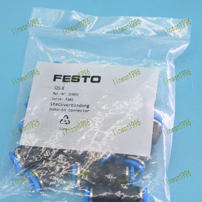 FESTO 10PCS Push-In Connector ONE YEAR - FESTO