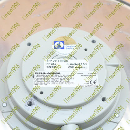 ZIEHL ABEGG RH35M-4DK.4C.1R Centrifugal Fan 230 VAC - ZIEHL ABEGG