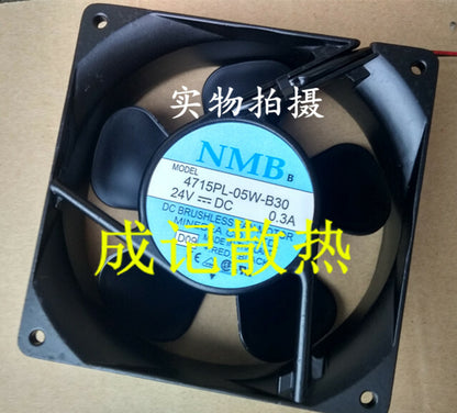 1pcs NMB 4715PL-05W-B30 12025 12CM 24V inverter fan