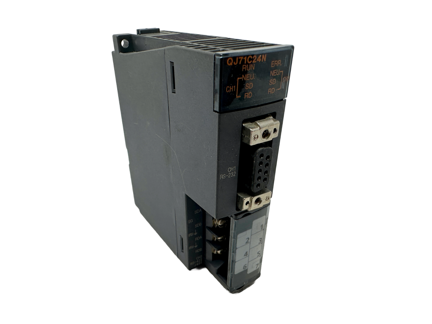 used Mitsubishi QJ71C24N Communication Module - MITSUBISHI