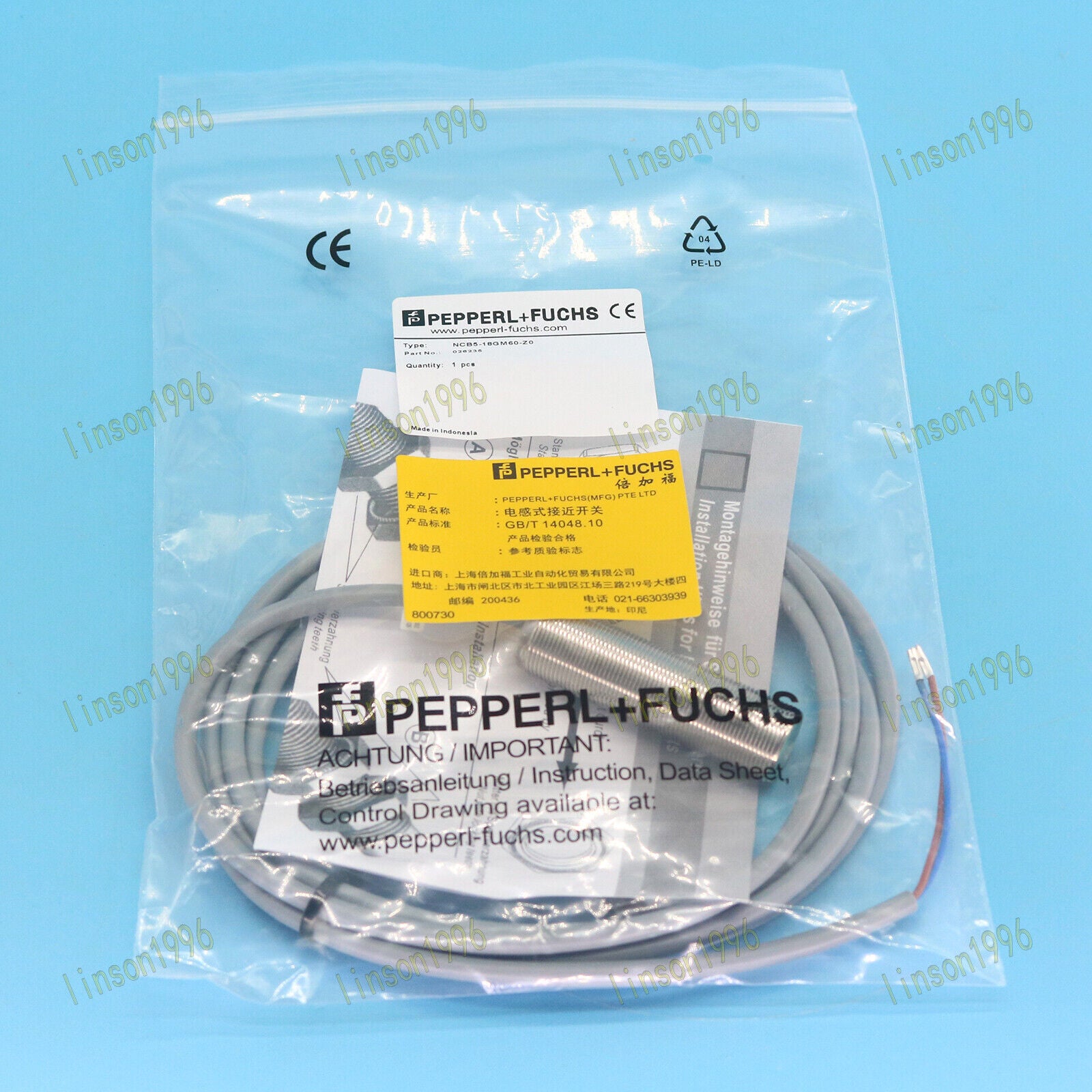 NCB5-18GM60-Z0 Sensor Pepperl+Fuchs FAST SHIP - PEPPERL+FUCHS