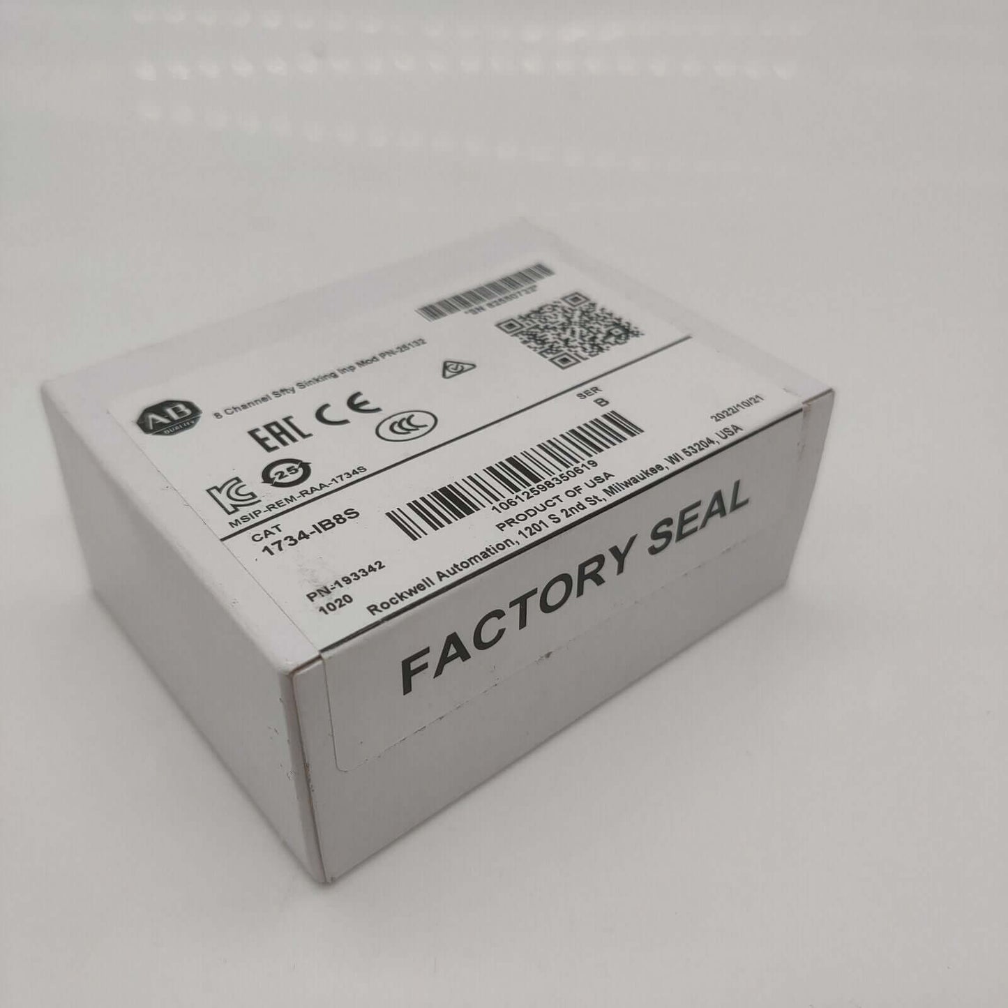 Allen-Bradley 1734-IB8S Point Digital Input Module 24V DC 1734IB8S - ALLEN-BRADLEY