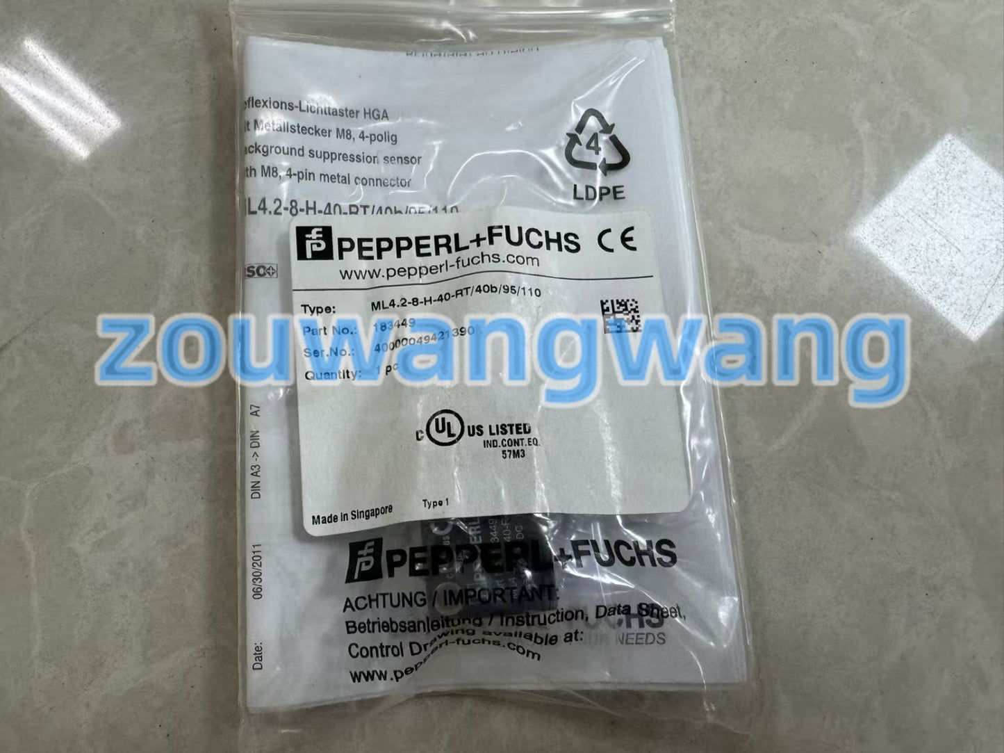 PEPPERL+FUCHS ML4.2-8-H-40-RT/40b/95/110 Photoelectric Switch