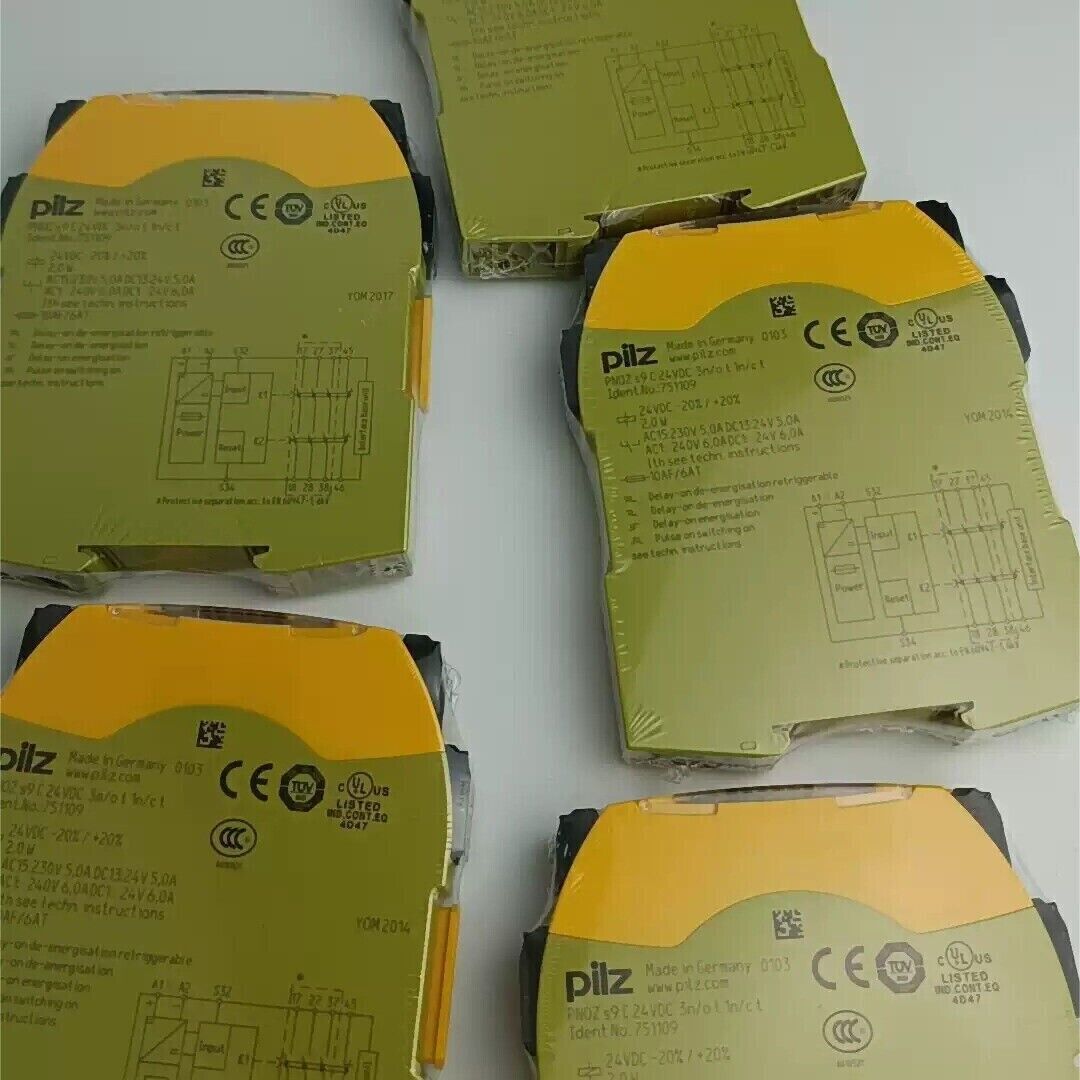 New Pilz 751109 PNOZ S9 C 24VDC safety relay SHIP Pilz