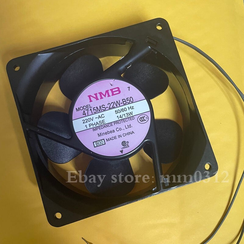 1pcs NMB 4715MS-22W-B50 220V 14/13W 12038 120mm aluminum frame AC fan