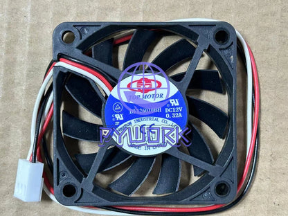TOP MOTOR DF126010BH 6010 12V 0.32A 6CM cm gale volume chassis fan~