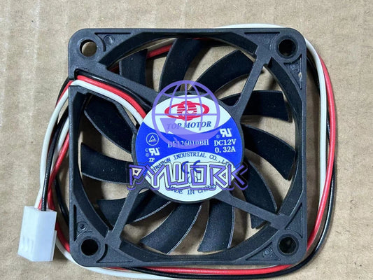 TOP MOTOR DF126010BH 6010 12V 0.32A 6CM cm gale volume chassis fan~