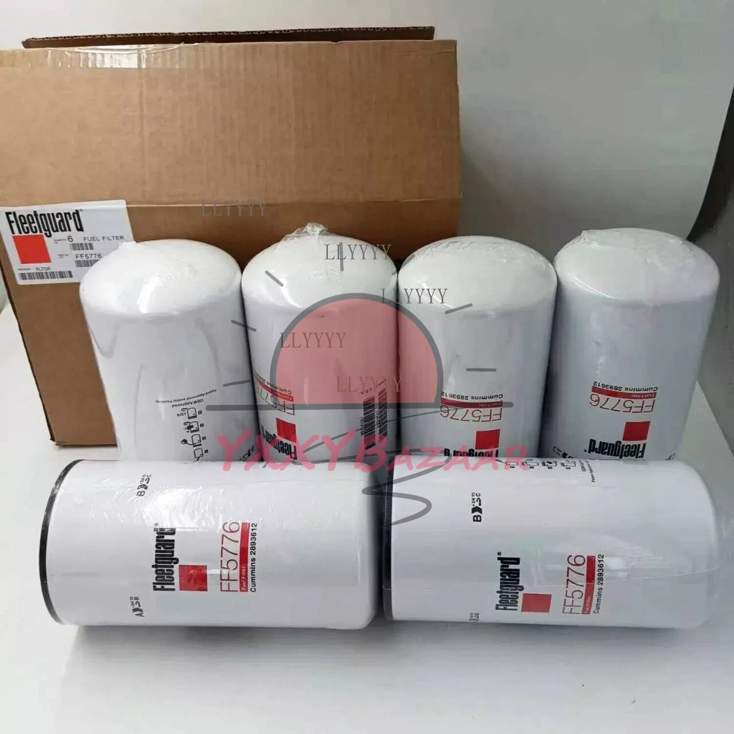 6 Pack FF5776 Fuel Filter For Fleetguard FF5776 ISX 2893612 Cummins